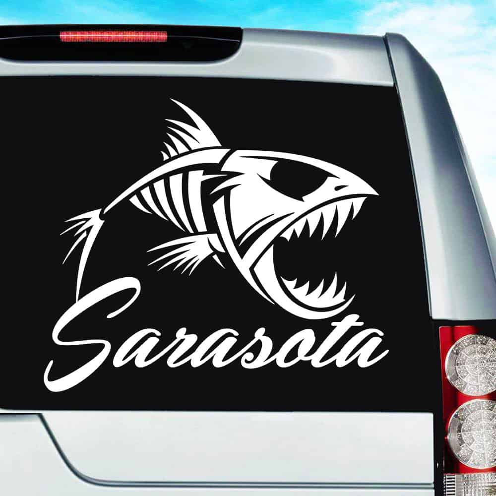 sarasota-florida-fish-skeleton-vinyl-car-window-decal-sticker